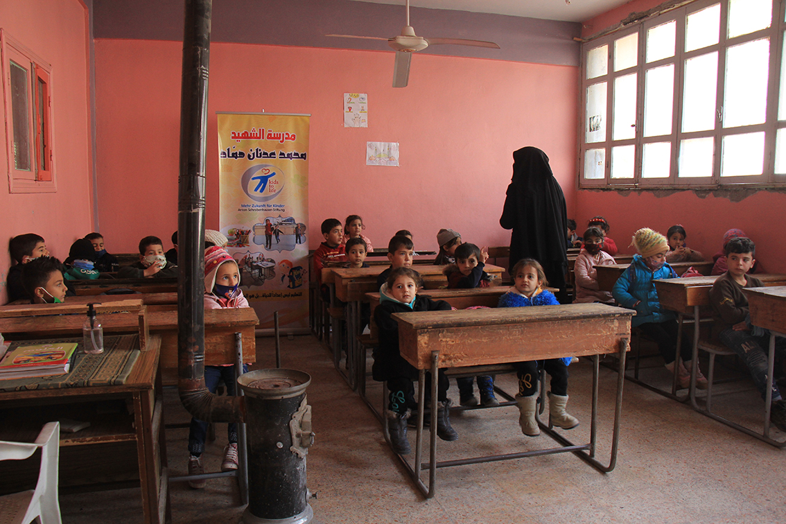 Schulbildung für Kinder in Syrien – Hilfe zur Selbsthilfe